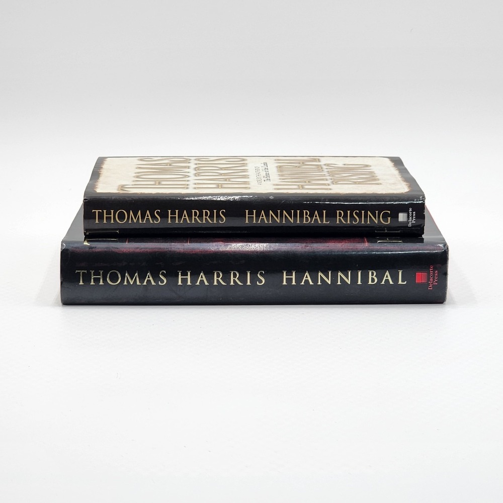 Hannibal & Hannibal Rising Hardcover Book Lot First Editions Thomas Harris